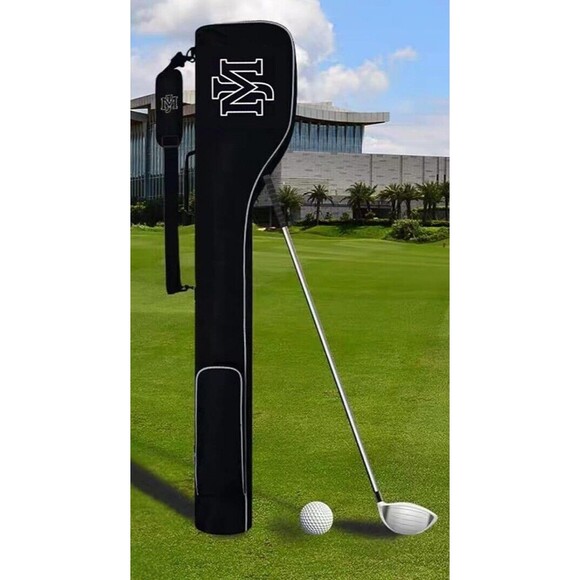 Golf Bag for Few Clubs Foldable Portable Golf Carry Bag Lightweight black MJ bag